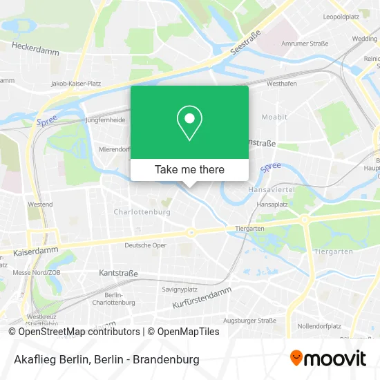 Akaflieg Berlin map