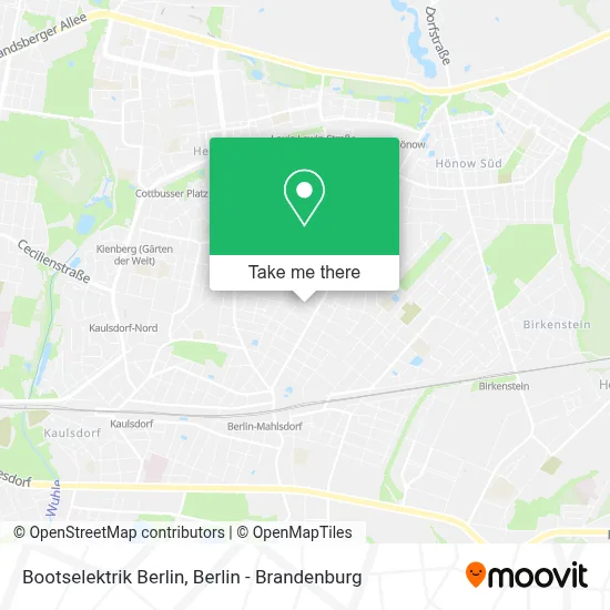 Bootselektrik Berlin map
