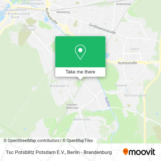 Tsc Potsblitz Potsdam E.V. map