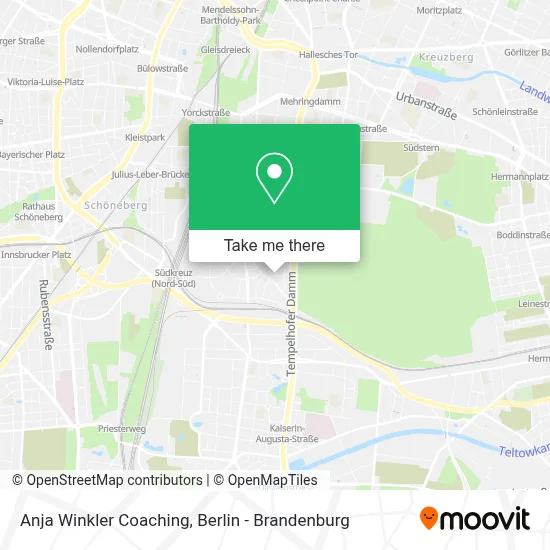 Anja Winkler Coaching map