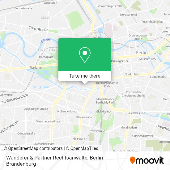 Wanderer & Partner Rechtsanwälte map