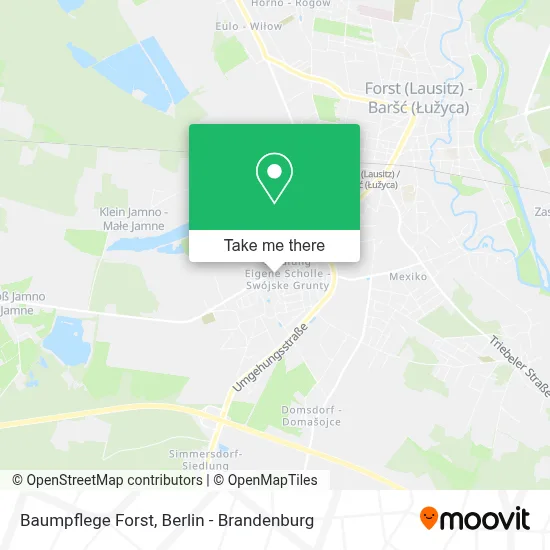 Baumpflege Forst map
