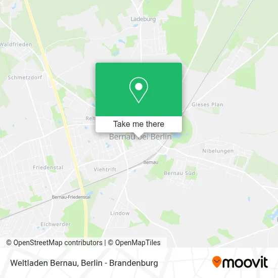 Weltladen Bernau map