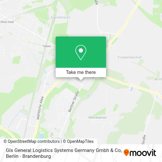 Gls General Logistics Systems Germany Gmbh & Co map