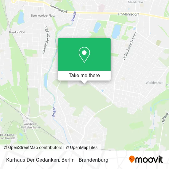 Kurhaus Der Gedanken map