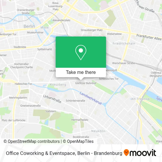 Office Coworking & Eventspace map