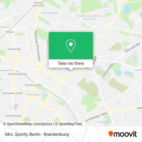 Mrs. Sporty map
