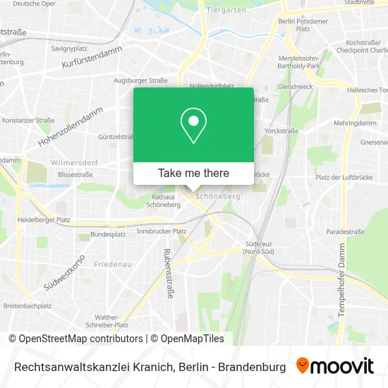 Rechtsanwaltskanzlei Kranich map