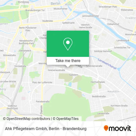Ahk Pflegeteam Gmbh map