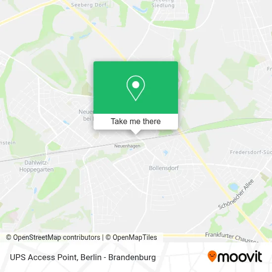 Ups Access Point map
