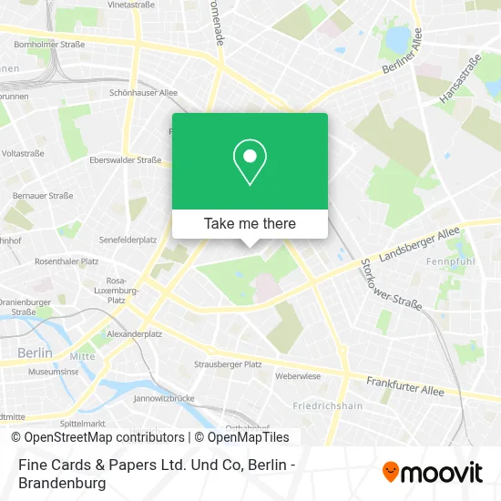 Fine Cards & Papers Ltd. Und Co map