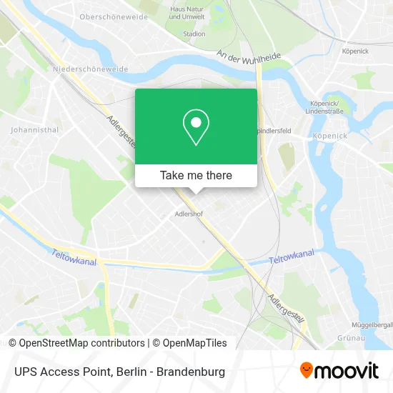 Ups Access Point map