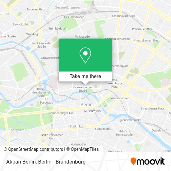 Akban Berlin map