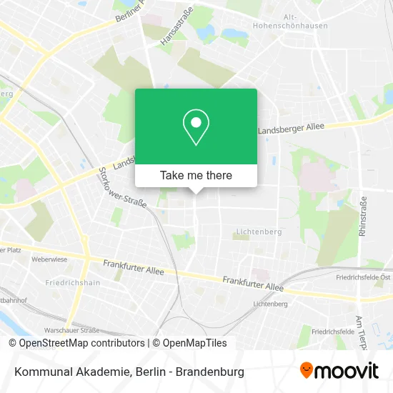 Kommunal Akademie map