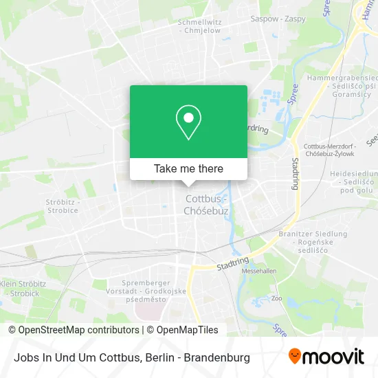 Jobs In Und Um Cottbus map