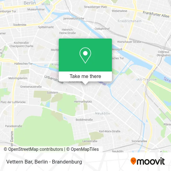 Vettern Bar map