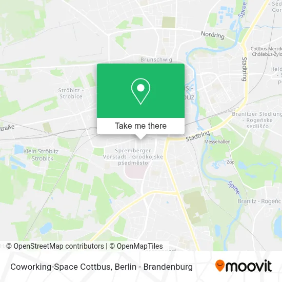 Coworking-Space Cottbus map