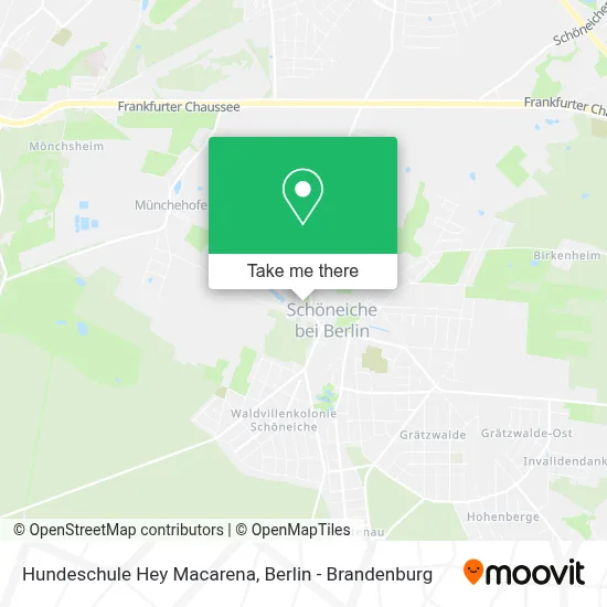 Hundeschule Hey Macarena map