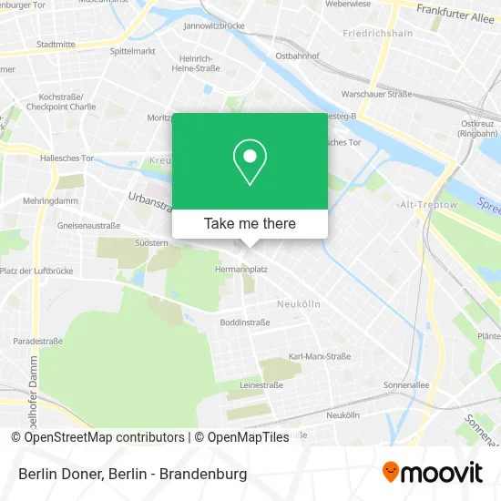Berlin Doner map