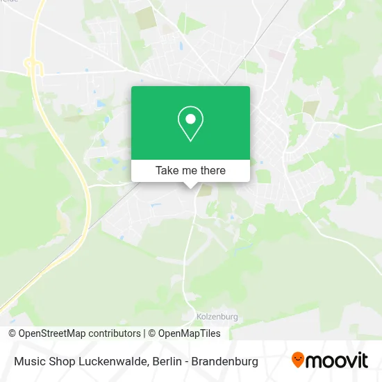 Music Shop Luckenwalde map