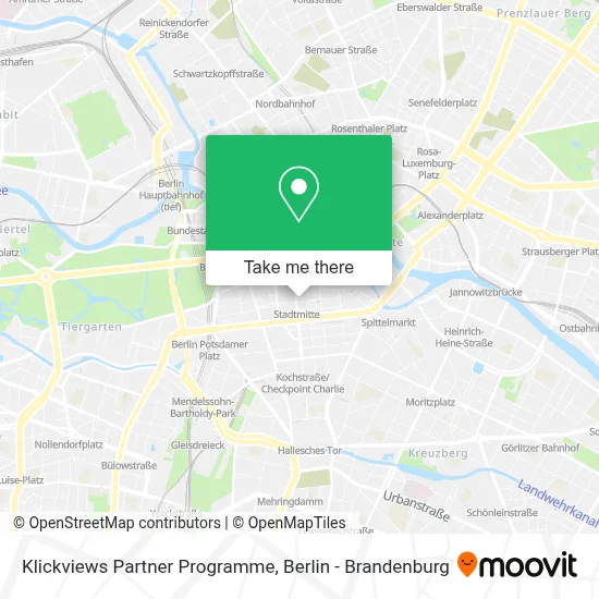 Klickviews Partner Programme map