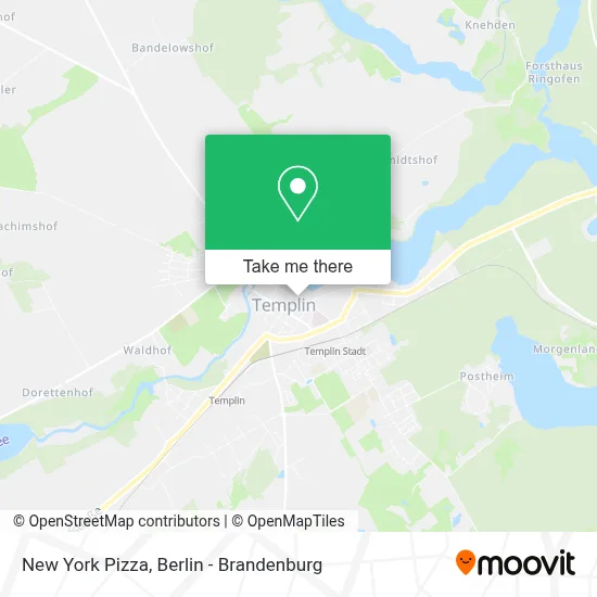 New York Pizza map