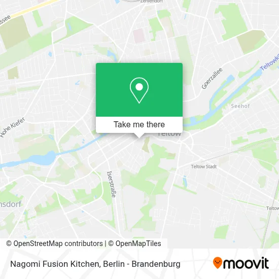 Nagomi Fusion Kitchen map