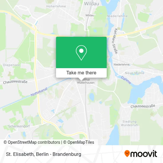 St. Elisabeth map