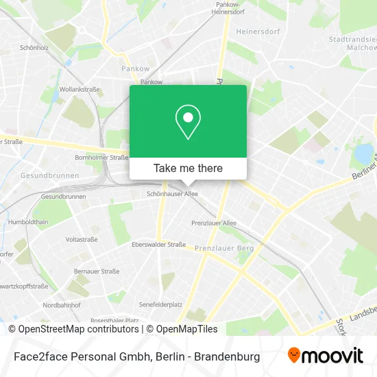 Face2face Personal Gmbh map