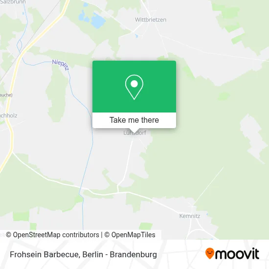 Frohsein Barbecue map