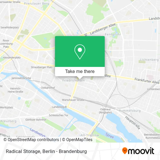 Radical Storage map