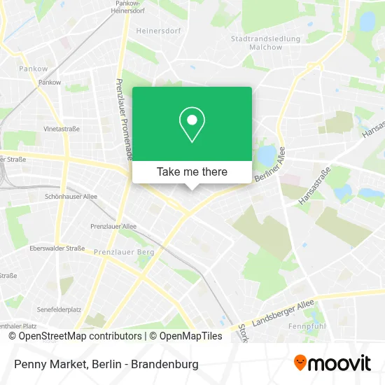 Penny Markt map