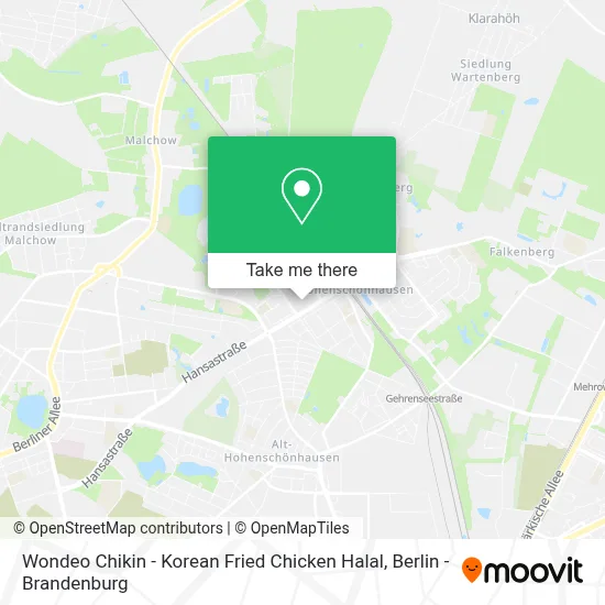 Wondeo Chikin - Korean Fried Chicken Halal map