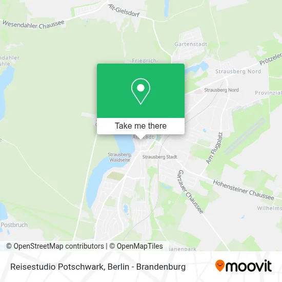 Reisestudio Potschwark map