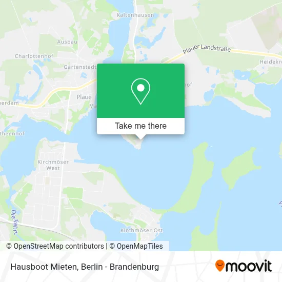 Hausboot Mieten map
