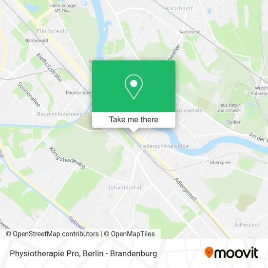 Physiotherapie Pro map