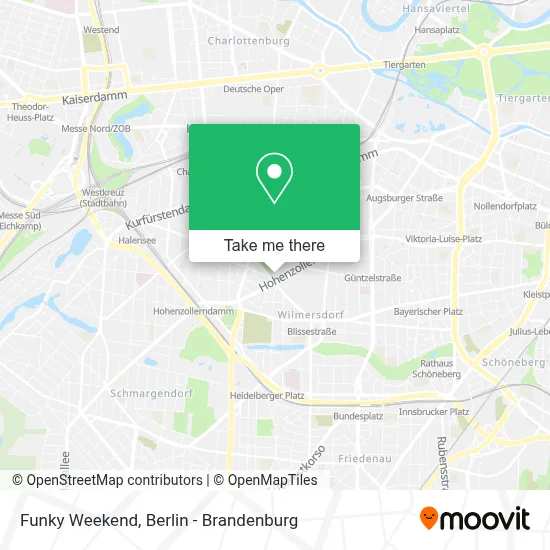 Funky Weekend map