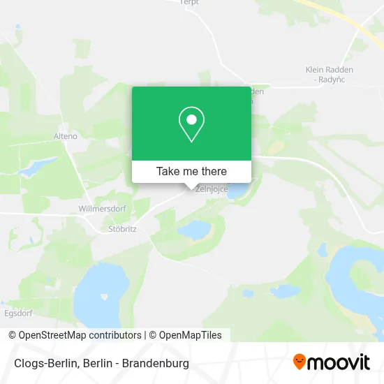 Clogs-Berlin map