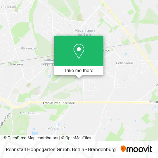 Rennstall Hoppegarten Gmbh map