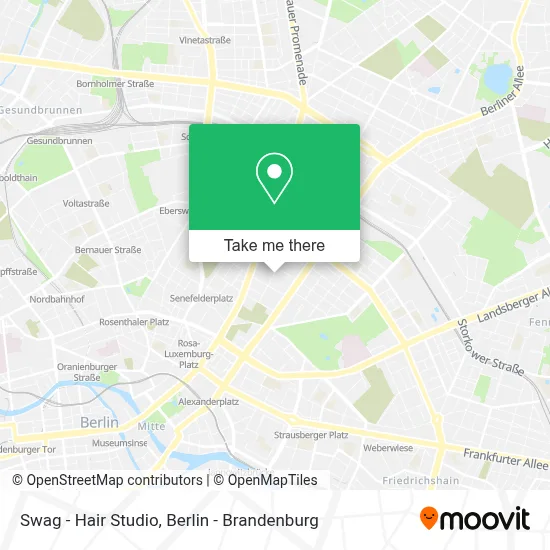 Swag - Hair Studio map