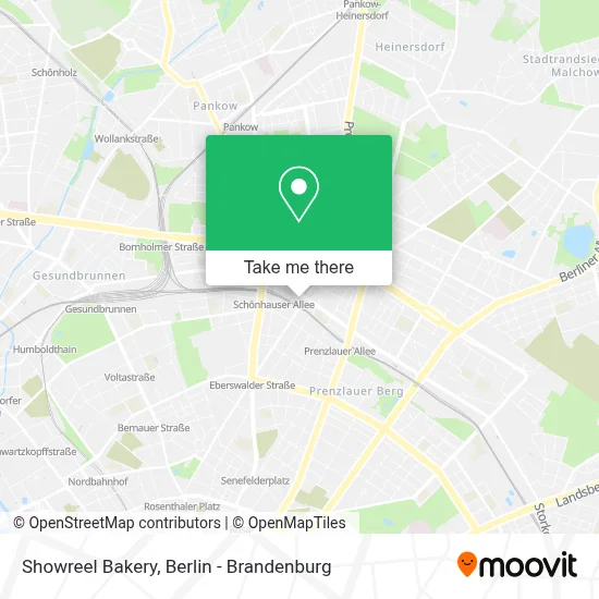 Showreel Bakery map