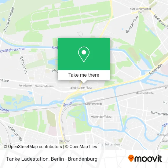 Tanke Ladestation map