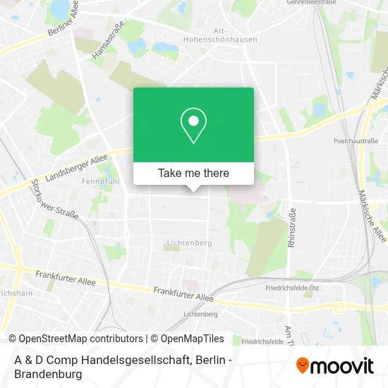 A & D Comp Handelsgesellschaft map