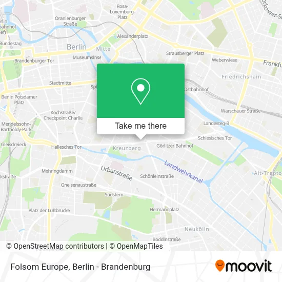 Folsom Europe map