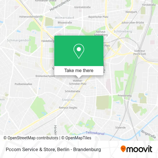 Pccom Service & Store map