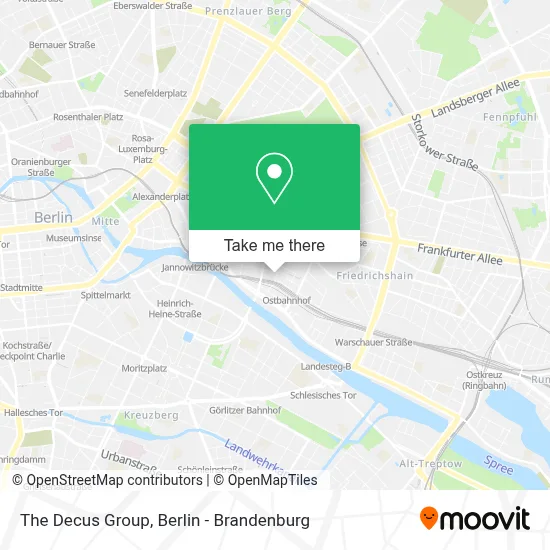 The Decus Group map