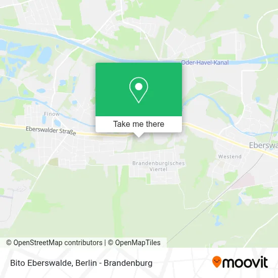 Bito Eberswalde map