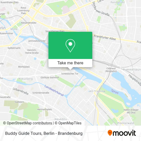 Buddy Guide Tours map