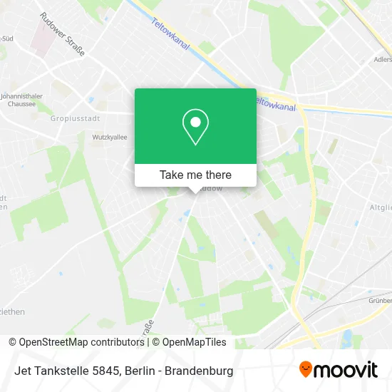 Jet Tankstelle 5845 map