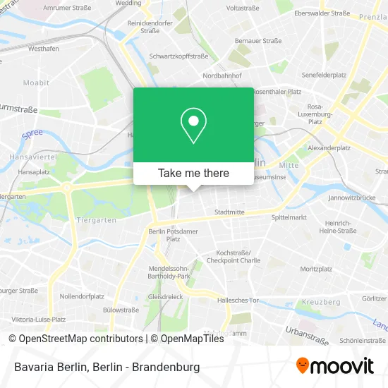 Bavaria Berlin map